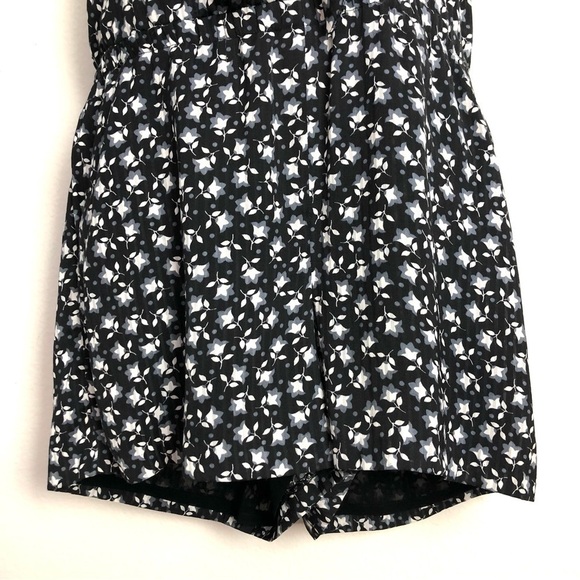 LOFT Floral Print Halter Romper - Picture 9 of 15